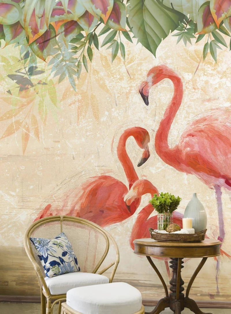 Fototapeta Wallpepper Flamingos party