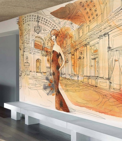 Fototapeta Wallpepper Palazzo Serbelloni in fashion style