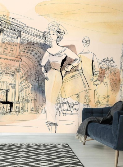 Fototapeta Wallpepper Fashion in Milan