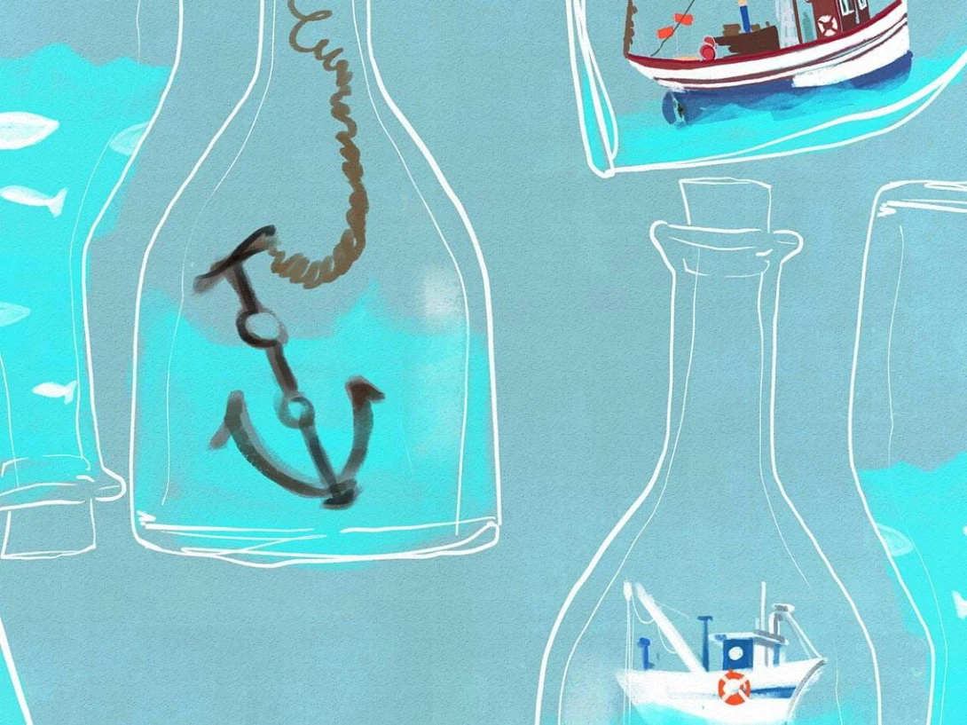 Fototapeta Wallpepper In a bottle
