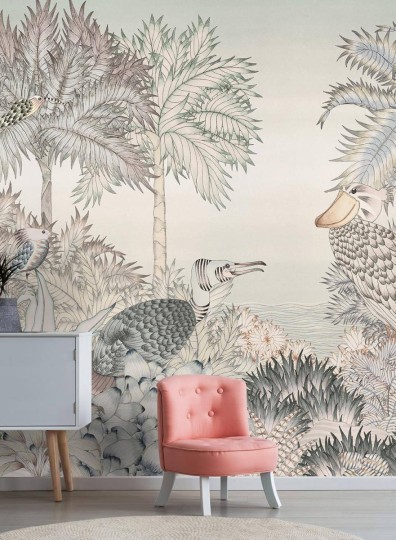 Fototapeta Wallpepper Au fil des feuilles