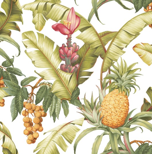 Tapeta Wallquest Maui Maui TP80005 Pineapple Floral