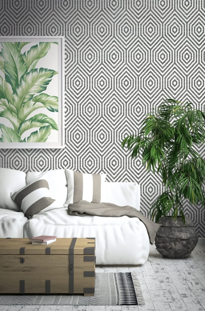 Tapeta Wallquest Maui Maui TP80518 Hexagon Geometric