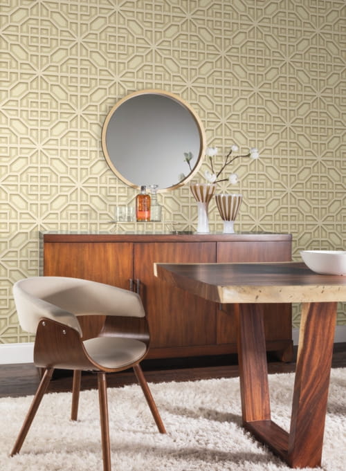Tapeta York Dimensional Artistry DI4701 Asian Lattice