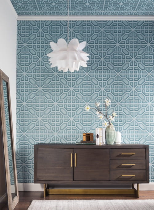 Tapeta York Dimensional Artistry DI4702 Asian Lattice