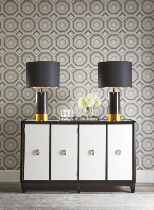 Tapeta York Dimensional Artistry DI4741 Coffered Octagon