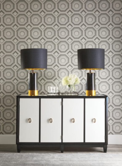 Tapeta York Dimensional Artistry DI4741 Coffered Octagon