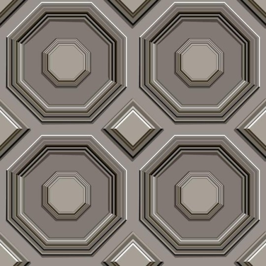 Tapeta York Dimensional Artistry DI4745 Coffered Octagon