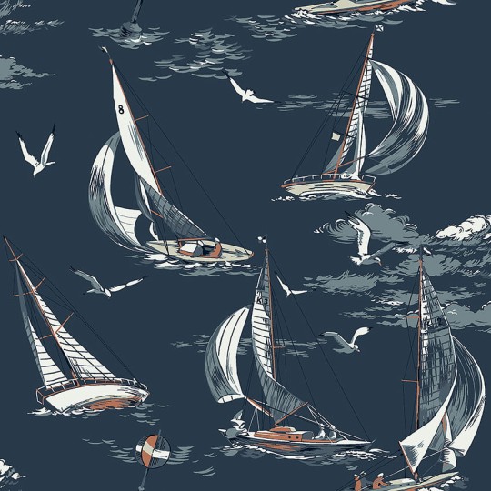 Tapeta Boras Tapeter Marstrand II 8853 Sailboats