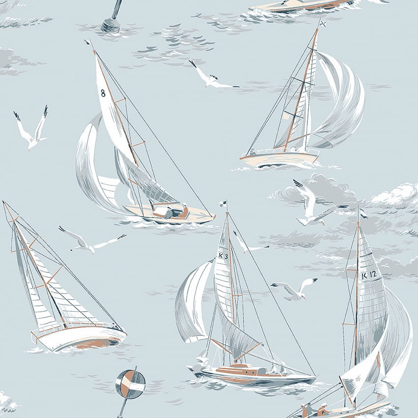 Tapeta Boras Tapeter Marstrand II 8854 Sailboats
