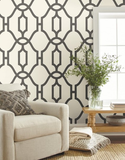 Tapeta York Magnolia Home vol. 2 ME1550 Woven Trellis