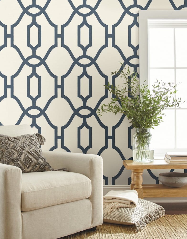 Tapeta York Magnolia Home vol. 2 ME1552 Woven Trellis