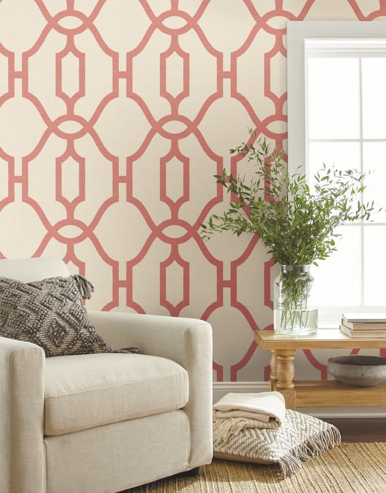 Tapeta York Magnolia Home vol. 2 ME1556 Woven Trellis