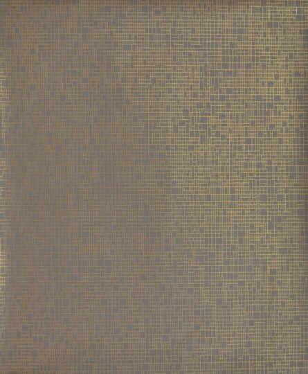 York NW3512 Antonina Vella Modern Metals Interactive Taupe/Gold - tapeta w geometryczny motyw z metalicznymi akcentami