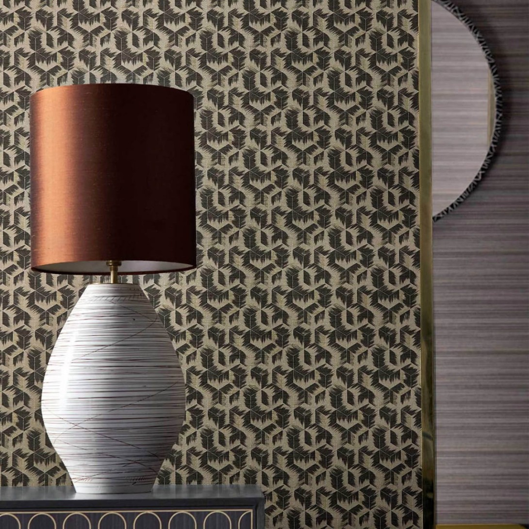 Tapeta Zoffany Rhombi 312892 Tumbling Blocks