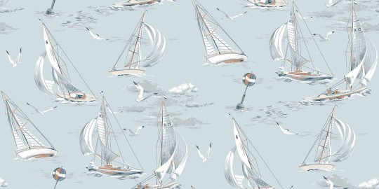 Tapeta Boras Tapeter Marstrand II 8854 Sailboats