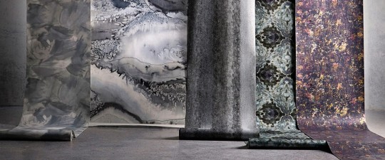 Anthology 111603 Definition Aspronisi - tapeta z motywem pociągnięć pędzla