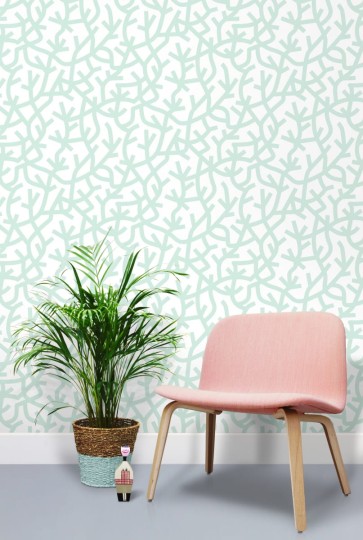 Tapeta Mini Moderns A Forest AZDPT037PV Pale Verdigris