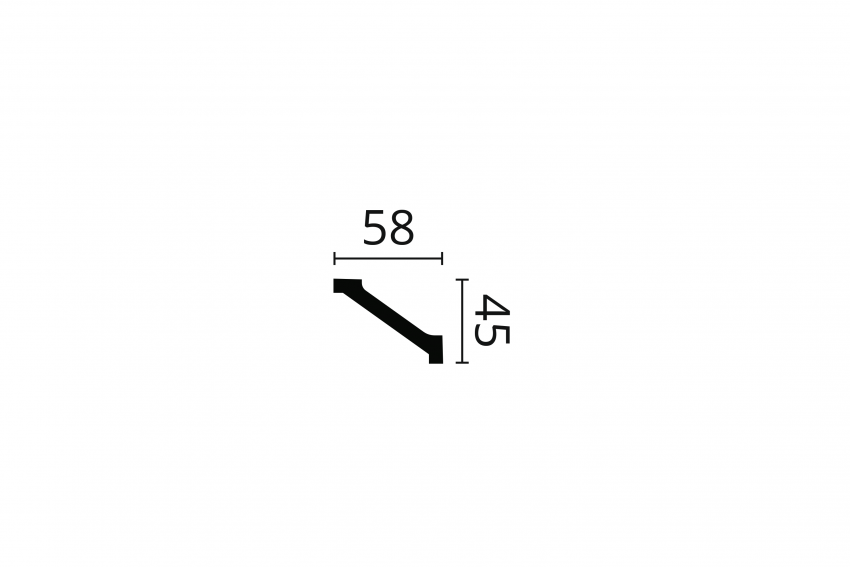 Listwa sufitowa NMC Wallstyl WT1