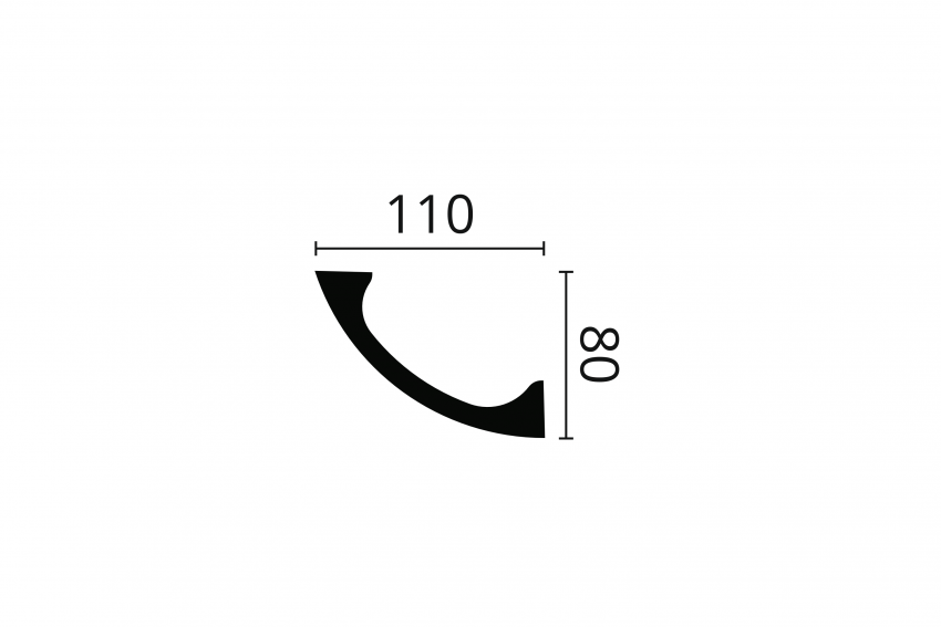 Listwa sufitowa NMC Wallstyl WT3