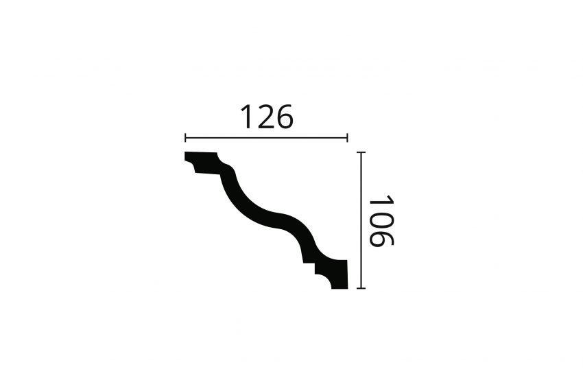 Listwa sufitowa NMC Wallstyl WT11
