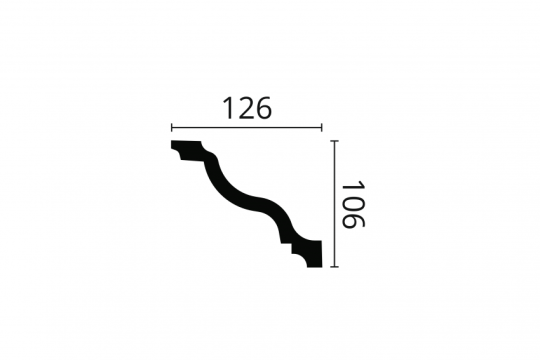 Listwa sufitowa NMC Wallstyl WT11