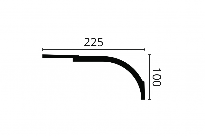 Listwa sufitowa NMC Wallstyl WT22