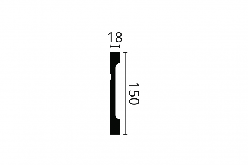 Listwa przypodłogowa NMC Wallstyl FD15