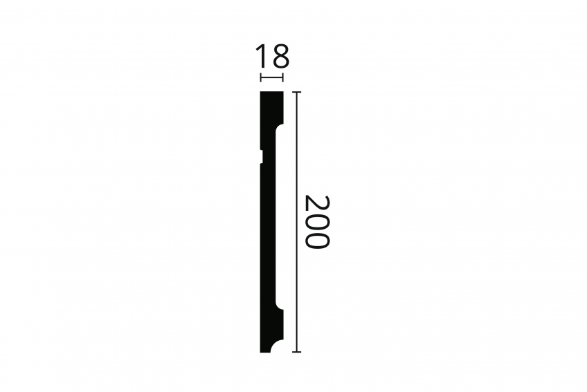 Listwa przypodłogowa NMC Wallstyl FD20