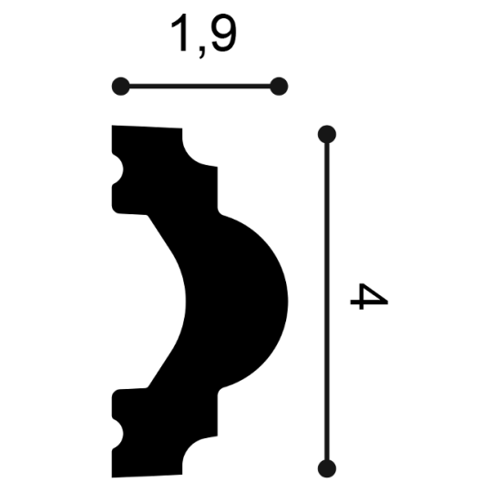Listwa ścienna Orac PX120