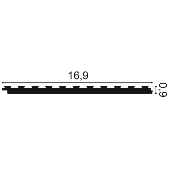 Listwa ścienna Orac PX147