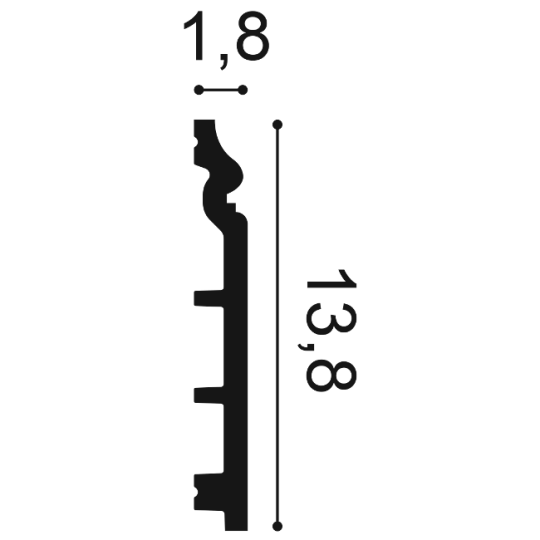 Listwa podłogowa Orac SX118