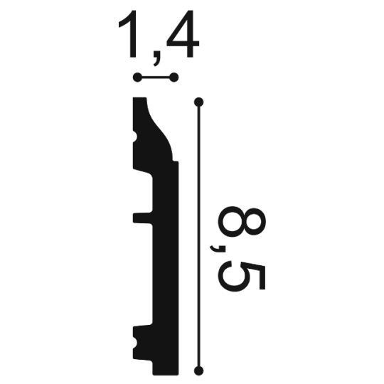 Listwa podłogowa Orac SX172