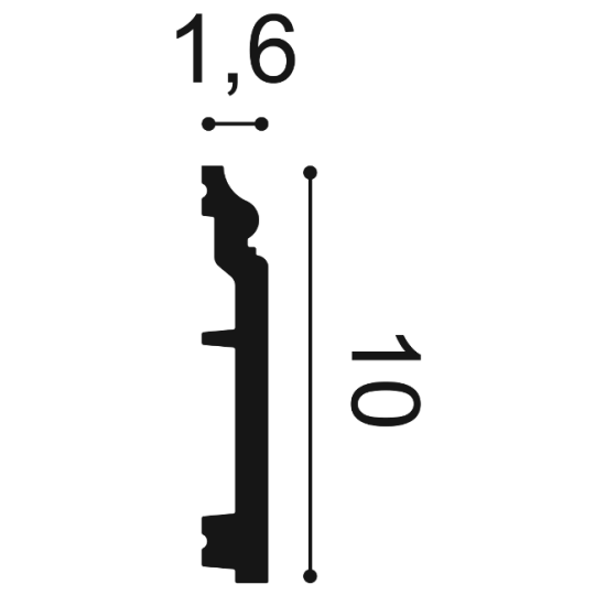 Listwa podłogowa Orac SX173