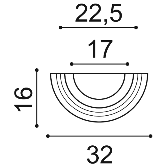 Cokół półkolumny Orac K1151