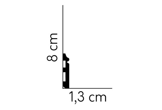 Listwa podłogowa Mardom MD018
