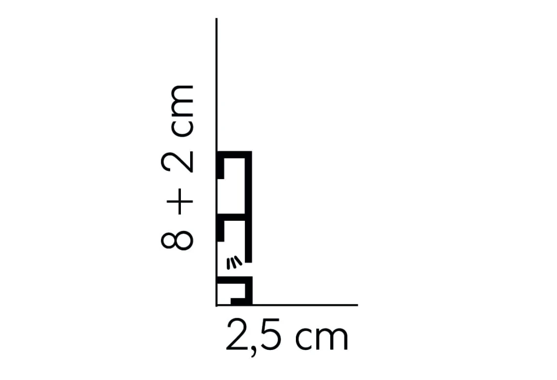Listwa podłogowa Mardom QL021
