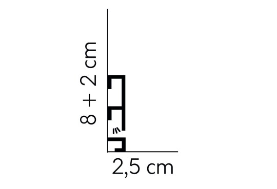 Listwa podłogowa Mardom QL021