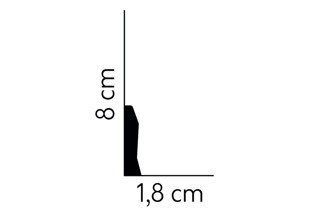 Listwa podłogowa Mardom QS002
