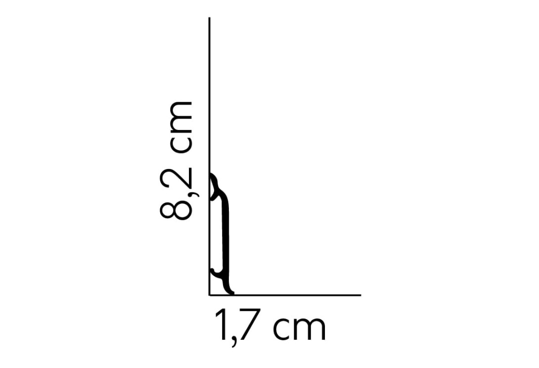 Listwa podłogowa Mardom MD8300P lakierowana