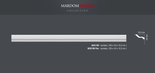 Listwa sufitowa Mardom MDB190