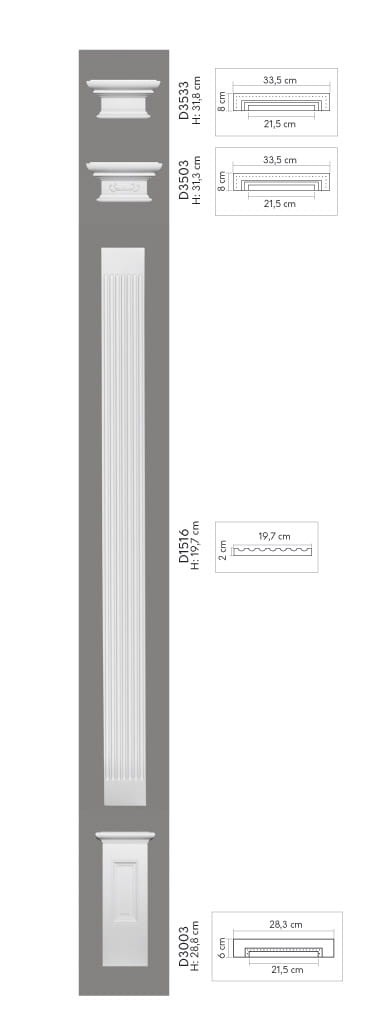 Pilaster Mardom D1516