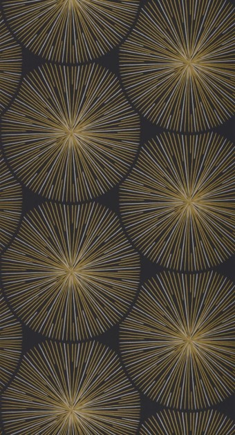 Tapeta Casadeco Helsinki HELS 8204 95 12 Oursin Noir