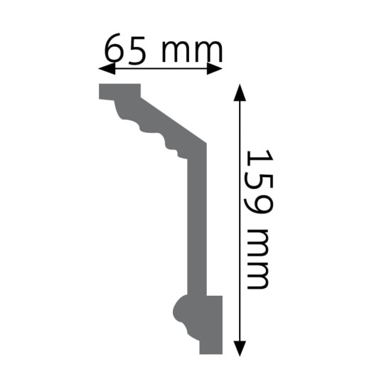 Listwa sufitowa Creativa LGZ-08
