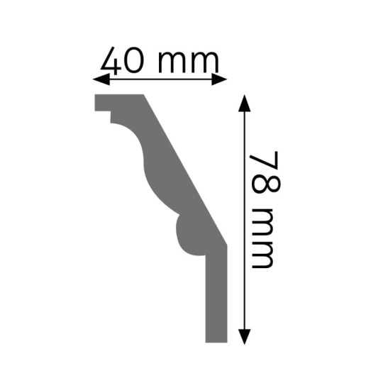 Listwa sufitowa Creativa LGZ-14F elastyczna