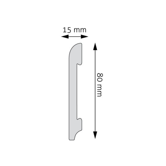Listwa podłogowa Creativa LPC-11
