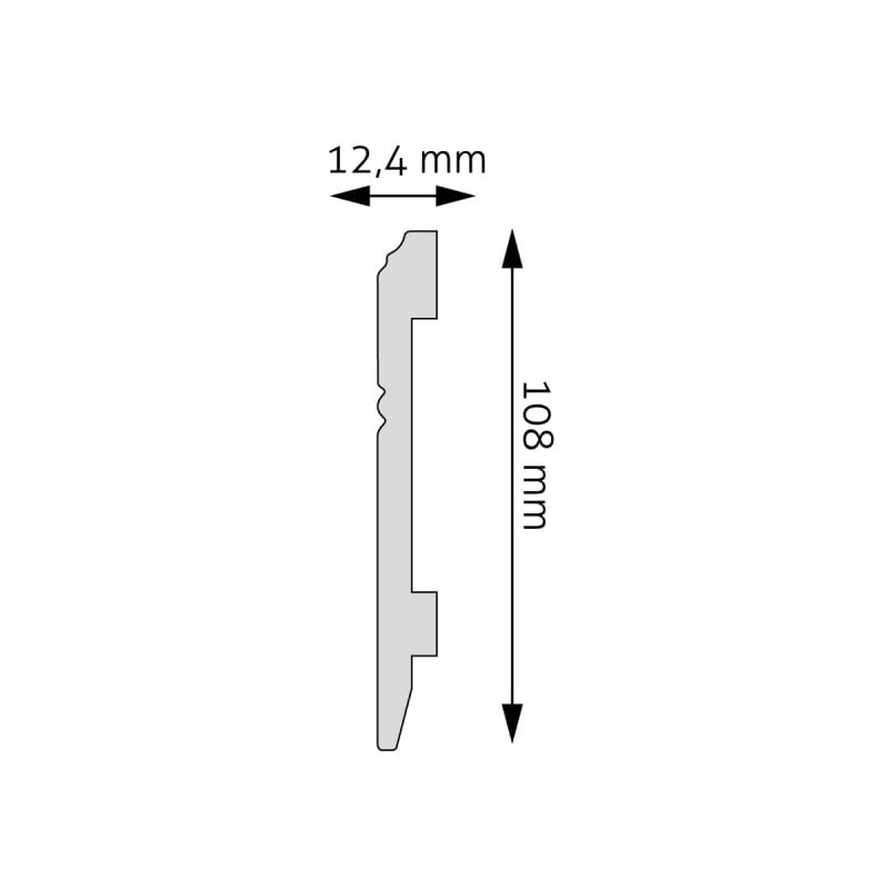 Listwa podłogowa Creativa LPC-18