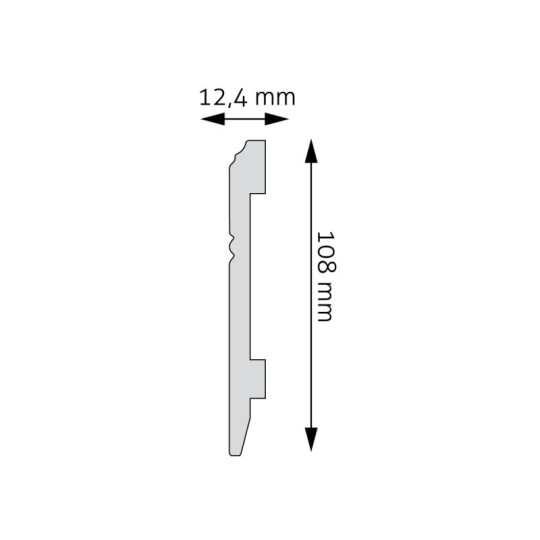 Listwa podłogowa Creativa LPC-18