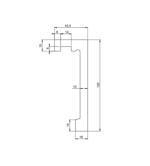 Maskownica karnisza Creativa LK-03 Lightblocker