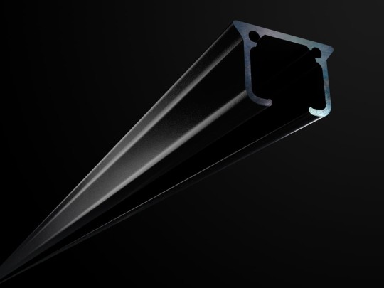 Szyna karniszowa podwójna Creativa ZS2-150 Czarna